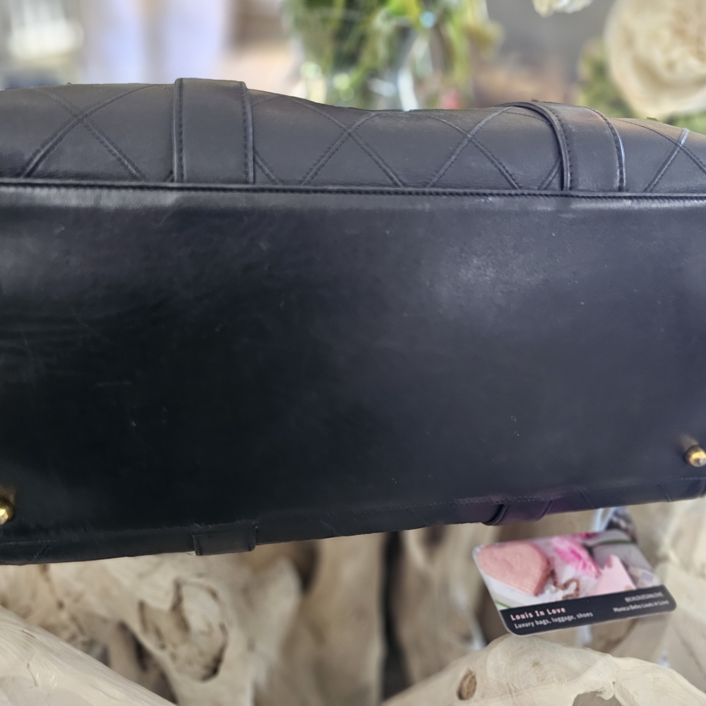 Chanel Black Quilted Leather Handbag - Picture 7 of 14